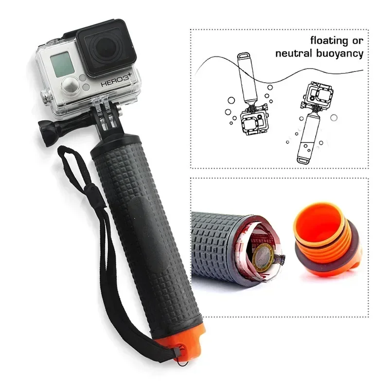 Schwimmender Auftriebs stab Selfie Stick Handheld Unterwasser schieß stabilisator für Gopro Hero 11 10 9 sjcam akaso dji insta360