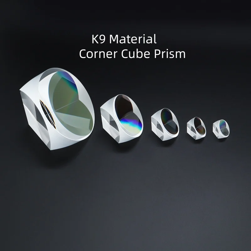 K9 Corner Cube Prism  Laser Rangefinder Corner Reflector Prism Anti-Reflection Reflection Coating Available High Precision