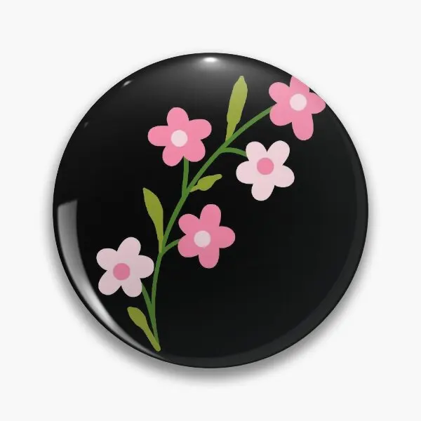 Subtle Sapphic Flowers Sapphics Flowers  Soft Button Pin Gift Hat Women Clothes Lapel Pin Decor Collar Lover Cartoon Fashion