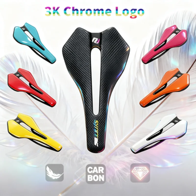 

SYNCROS Full Carbon Fibe Ultralight 95g Bicycle Saddle Mountain, racingand Gravel Road Bike One Piece Carbon Base 140X255MM