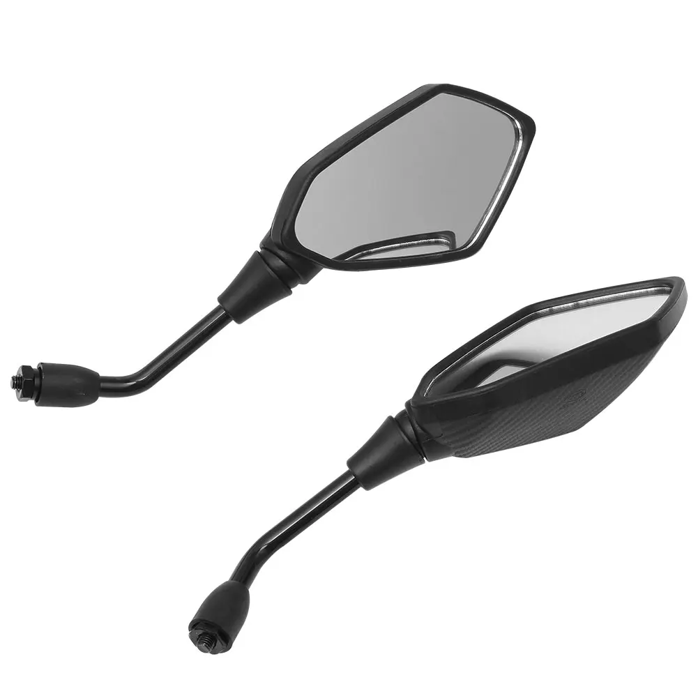 8mm 10mm Universal Motorcycle Mirrors Motorbike Retro Black Rearview Mirrors Scooter Motor Mirror for Harley Yamaha Suzuki Honda