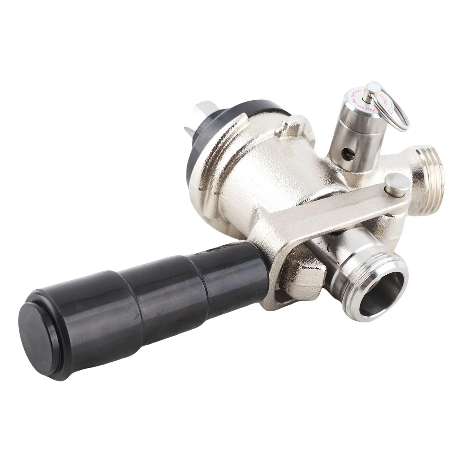 

ZK40 Keg Coupler S Type Draft Beer Dispenser with Safety Pressure Relief Valve Home Brewing System