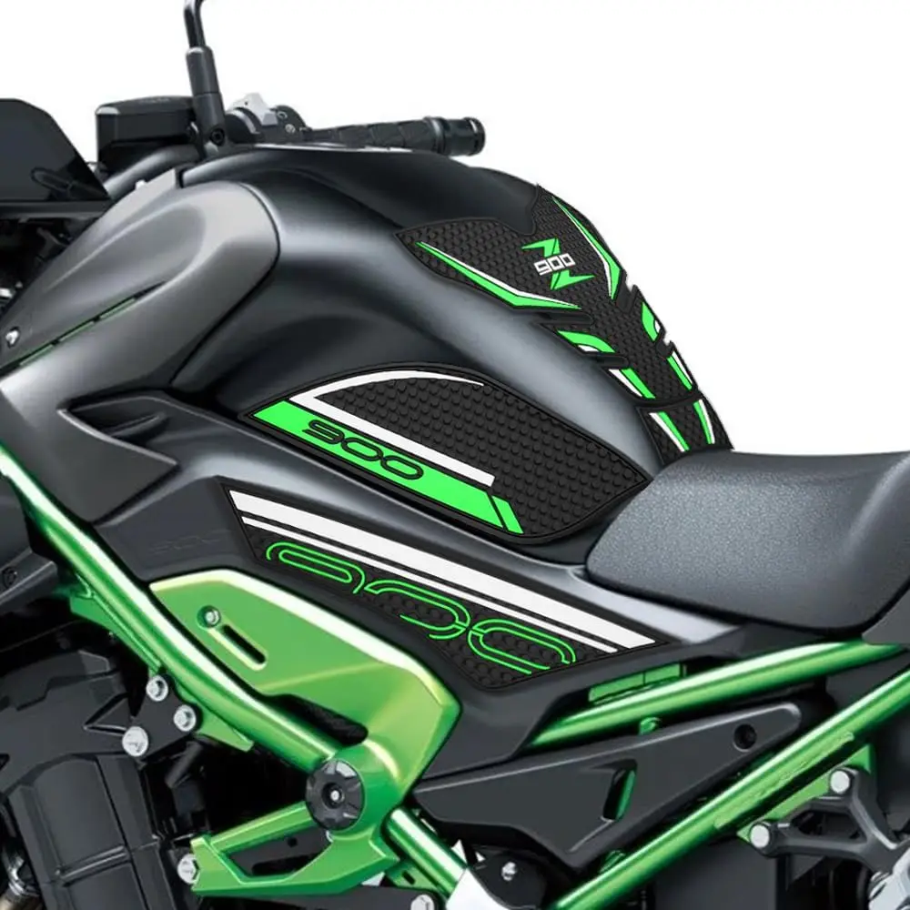 Para kawasaki z900 2025 acessórios da motocicleta antiderrapante decalque decorativo almofada do tanque de combustível bicicleta kit adesivo protetor