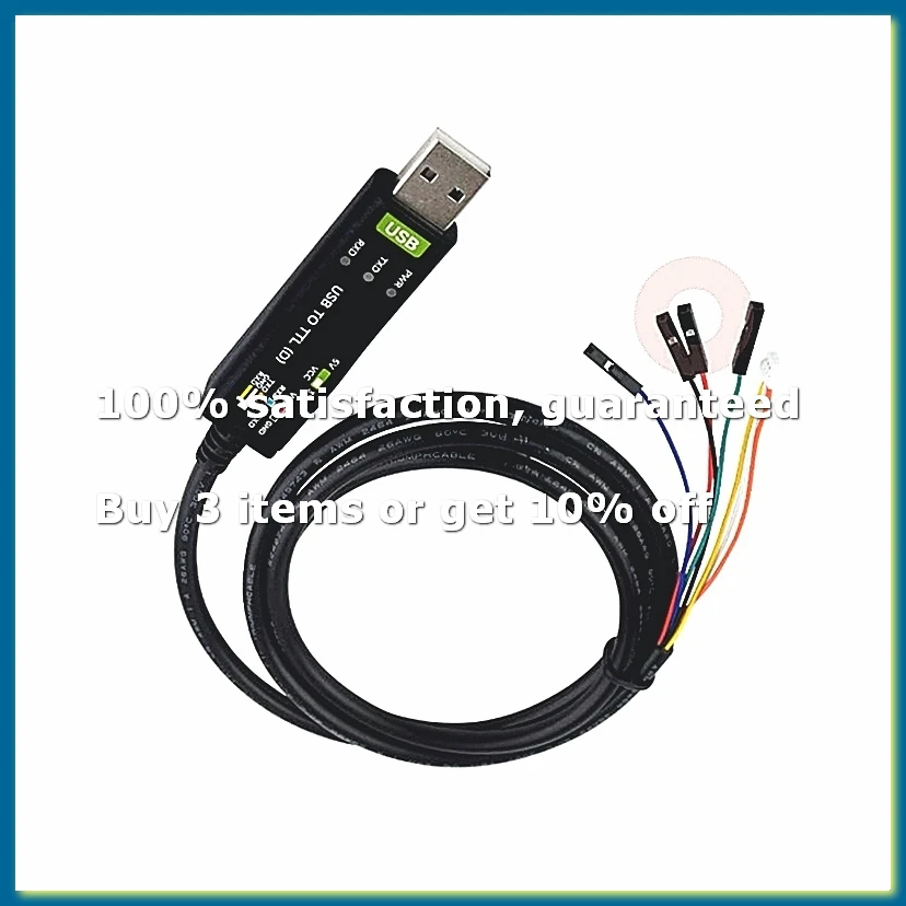 Industrial Grade USB to TTL Serial Cable 4PIN Loose Head Interface FT232RNL Protection Circuit