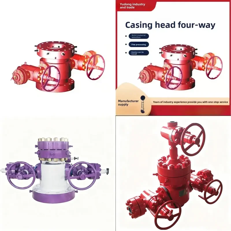 API 6A Flange Edge Connection Ordinary Wellhead Petroleum Equipment Drilling Device