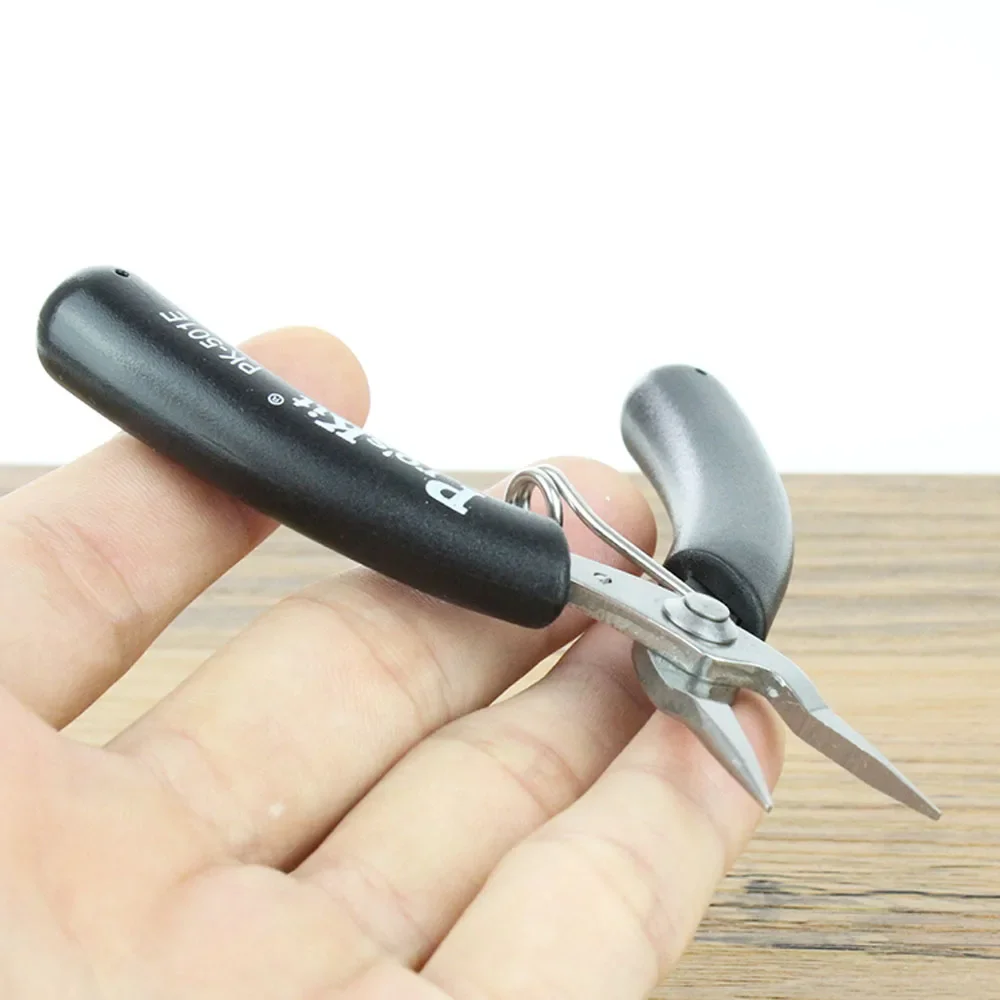 Stainless Steel Mini Needle-nose Pliers Pro\'sKit 1PK-501E Anti-corrosion Long Nose Plier Pinzas Precision Multiherramienta