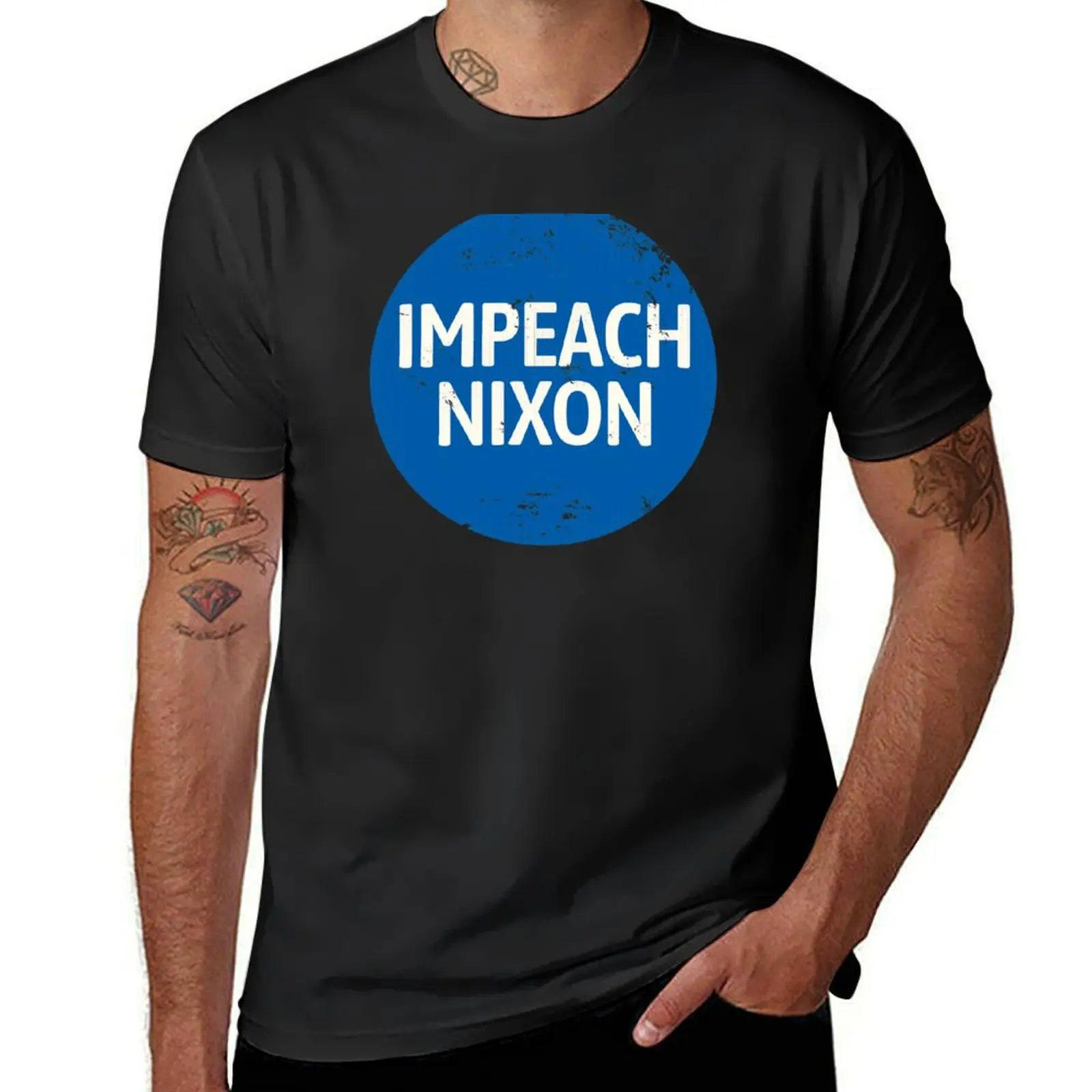 Impeach Nixon ? Three-Legged Dane T-Shirt new edition Blouse plain sublime men workout shirt