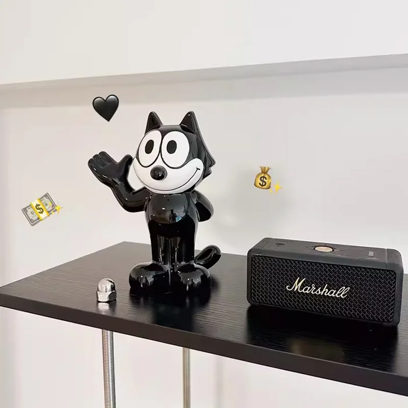 Disney-Kawaii Cerâmica Cat Mealheiro, A Figura De Ação Do Gato, Brinquedo Dos Desenhos Animados, Ornamentos Bonitos, Anime FELIX, Presentes de Aniversário para Crianças