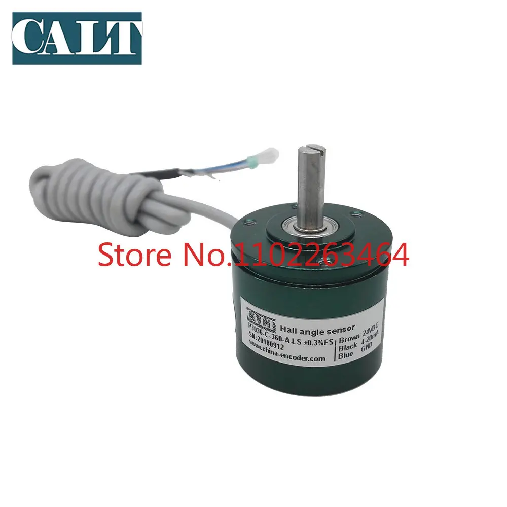 

CALT 4-20mA 360 Degree 12bits Absolute hall angle sensor P3036-C-360-A-LS