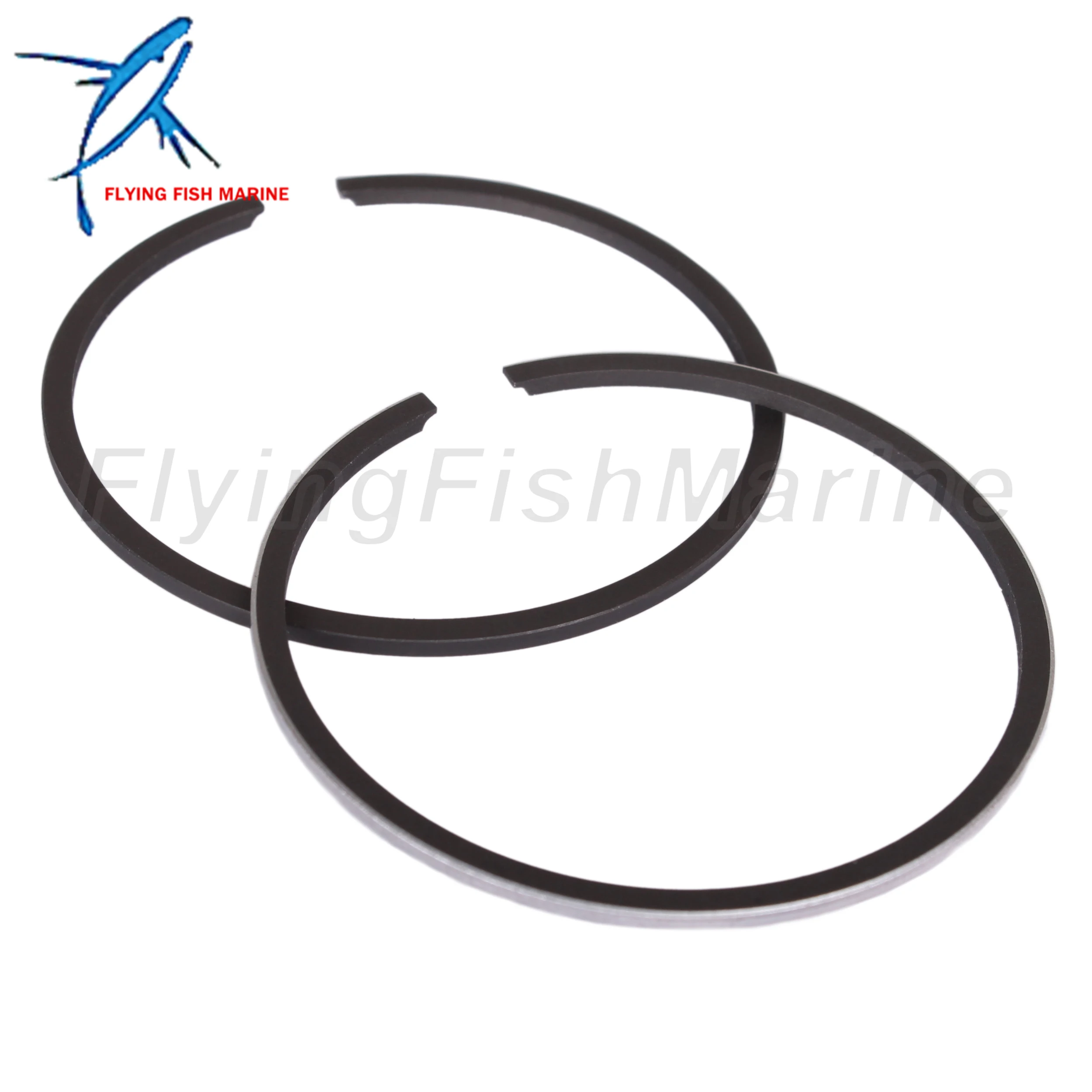 Outboard Motor 6G1-11610-00 6N0-E1603-00 647-11610-00 6G1-11603-00 STD Piston Ring for Yamaha 4HP 5HP 6HP 8HP, 50mm STD, 2 PCS