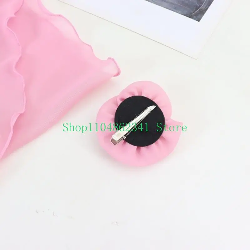 652F Elegant Silk Scarf Neckwear for Party Dress Hand Tied Neckwrap Fashion Neckshawl