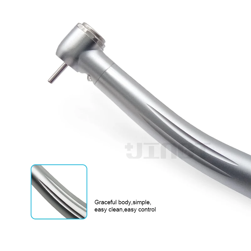 Dental Handpiece Press Type High-Speed Turbine 4 Hole/2Hole Drill with Light 3 Water Spray Dental Equipment Surgical Handpiece