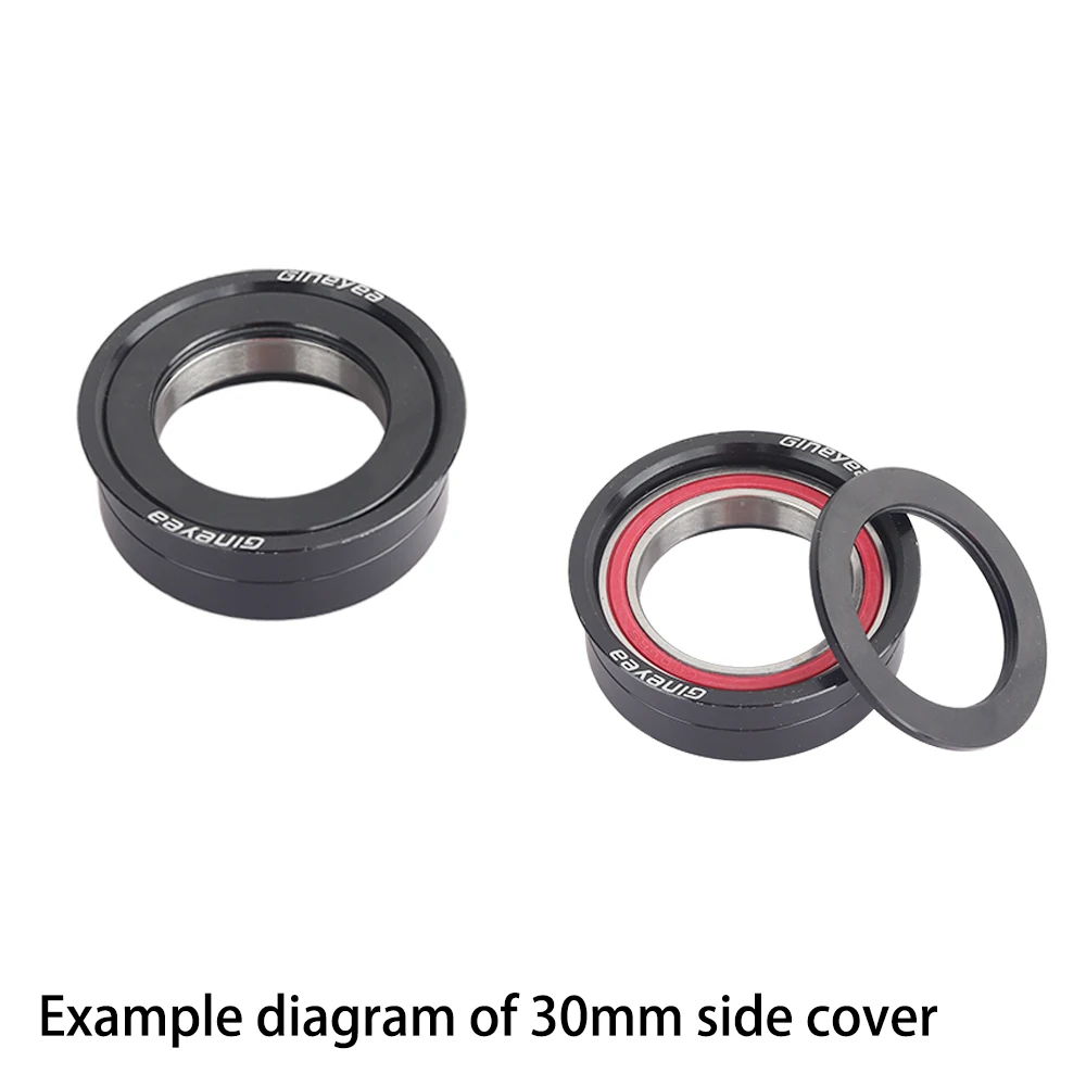 30 to 29 DUB 24mm Diameter Bicycle BB Shaft Bearing Cap Press-in Cover Dustproof Waterproof ROAD MTB Bike Parts Mountain Bikes