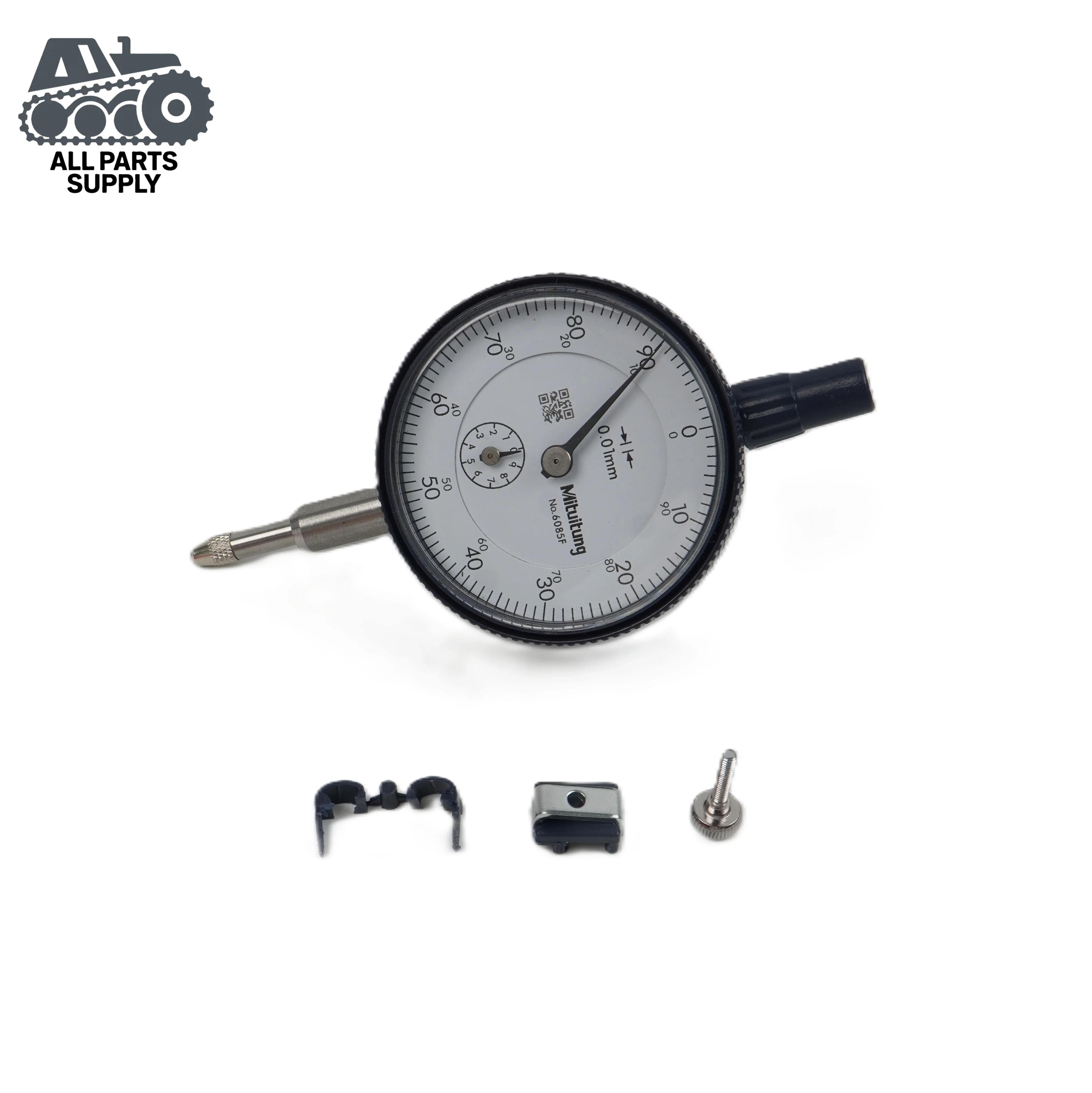 Mintitany 2046S Dial Indicator High-Precision Pointer Measuring Tool 0-10 mm Graduation value 0.01 mm Inner/outer Diameter