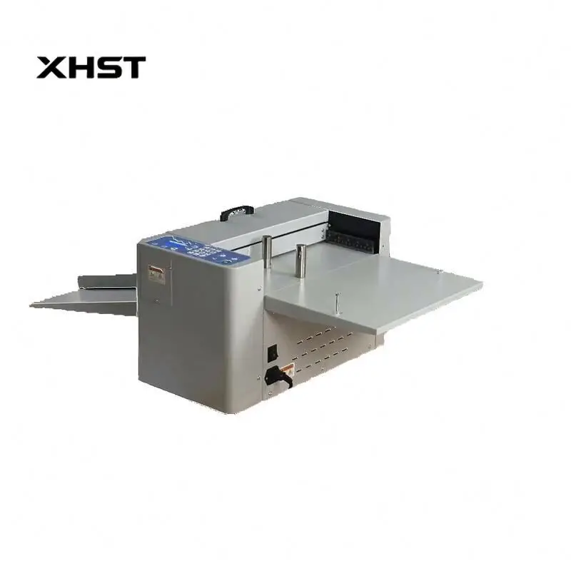 Perforating Semi-Auto Digital 6602 Mini Desktop A4 330mm/12.99inch Paper Creasing Machine for Paper Processing
