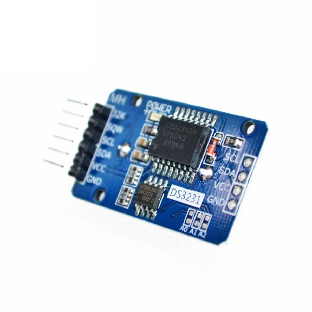 A51I DS3231 AT24C32 IIC Module Precision Clock Module Memory 3.3V/5V Temperature Sensor Portable Module