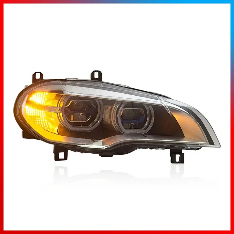 

Suitable 2007-2013 X5 Headlight Assembly E70 Modification New LED Headlights Daytime Running Lights Flowing Turn Signals