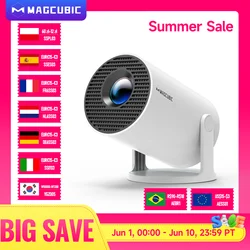 Magcubic-projector HY300 Pro 8K Android 14 Dual Wifi6 290ANSI Allwinner H726 BT5.4 1080P 1280 * 720P Home Cinema Outdoor-projector
