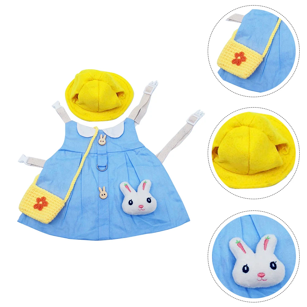 

Rabbit Clothing Set Premium Quality Pet Costume Exquisite Workmanship Comfortable Wearable for Small Pets Party Festival