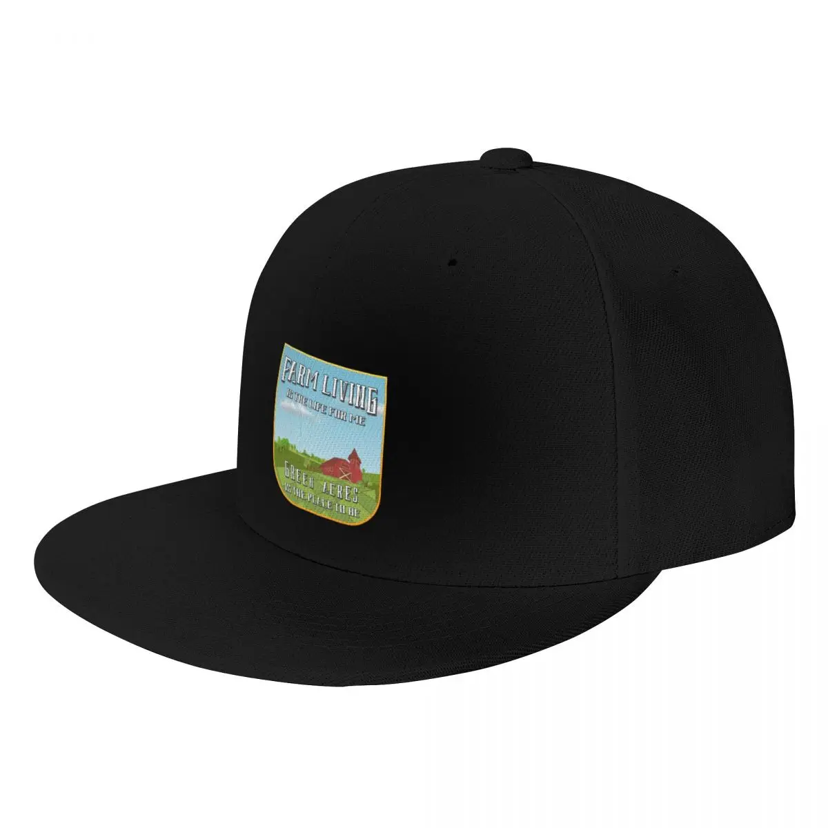 Farm Living Is The Life For Me, Green Acres Is The Place To Be Baseball Cap Luxury Hat summer hat Golf Wear Man Women's