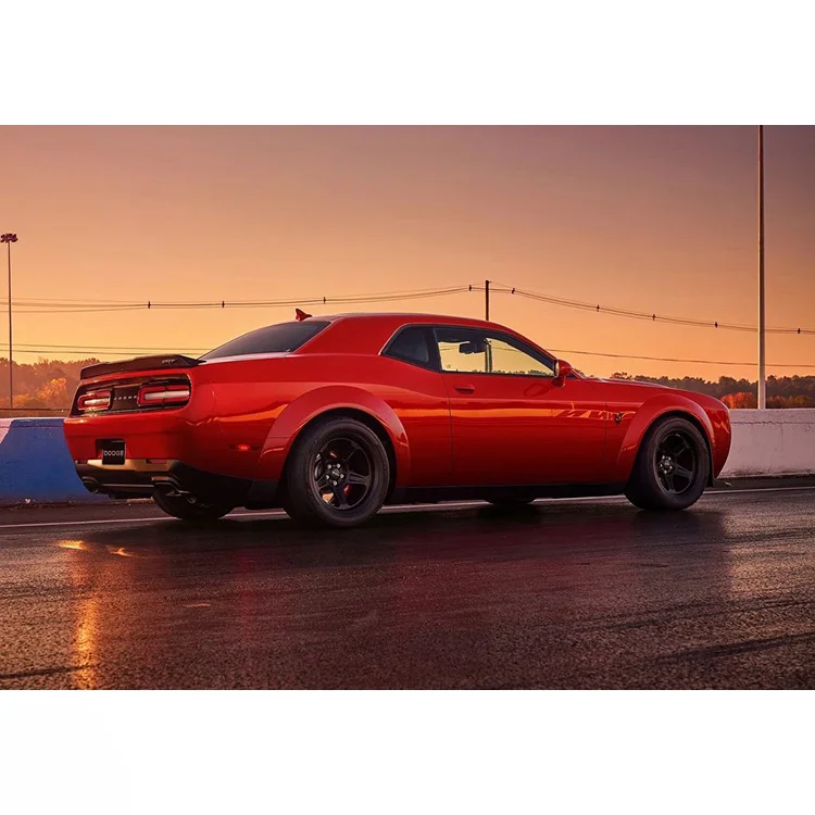 Demon Style Wide Fender Flares With Front Lip For Challenger Hellcat To Demon 2015-2023