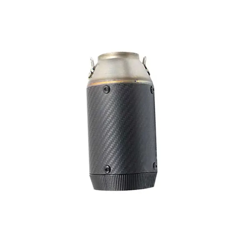 51mm-60mmのユニバーサルバイク用エキゾーストパイプ、カーボンファイバー製、z900、fz6、rc390、s1000xrに適合