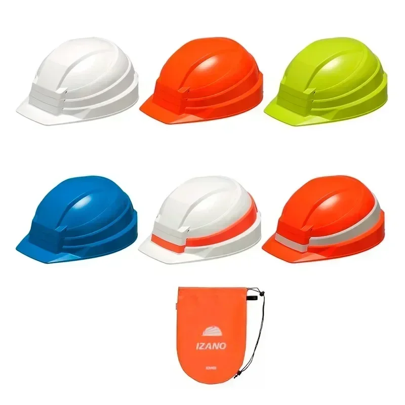 Imported safety helmet for construction site, portable, retractable, foldable, ultra-thin business trip ABS helmet