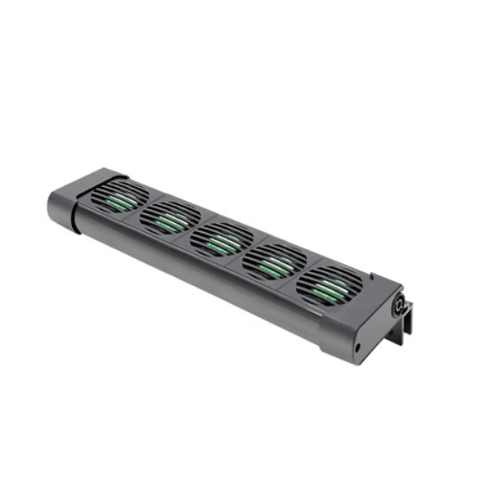 

2/3/4/5/6 Head Aquarium Cooling Fans 135° Rotation Silent Fish Tank Cooler US Plug Temperature Control System Chiller Control