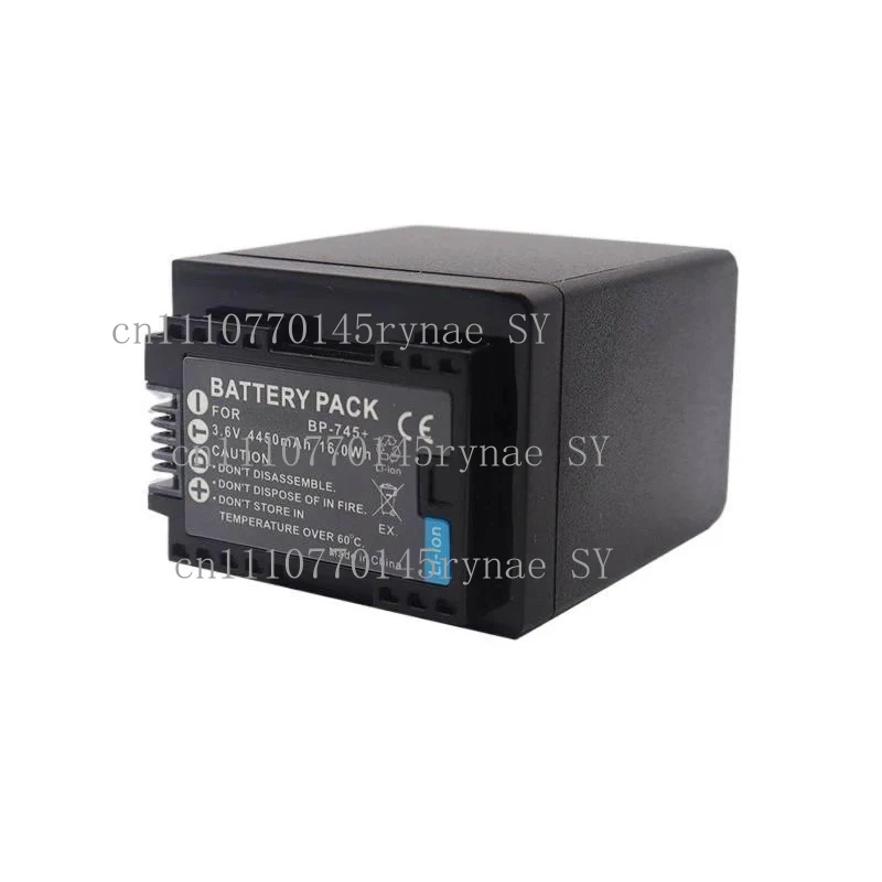 BP-745 Replacement Battery And Charger For Canon BP709 BP718 BP727 R806 R38 R300 M50 M52 Camcorder
