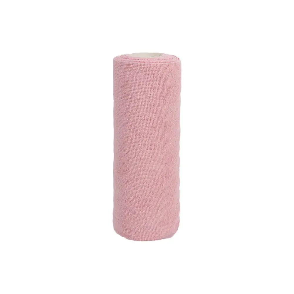 1 Roll Of 20 Sheets Reusable Cleaning Wipe Household Towel Microfiber Dish Kitchen Towel Rags Paper Cloth Rolls Replacement K8e2