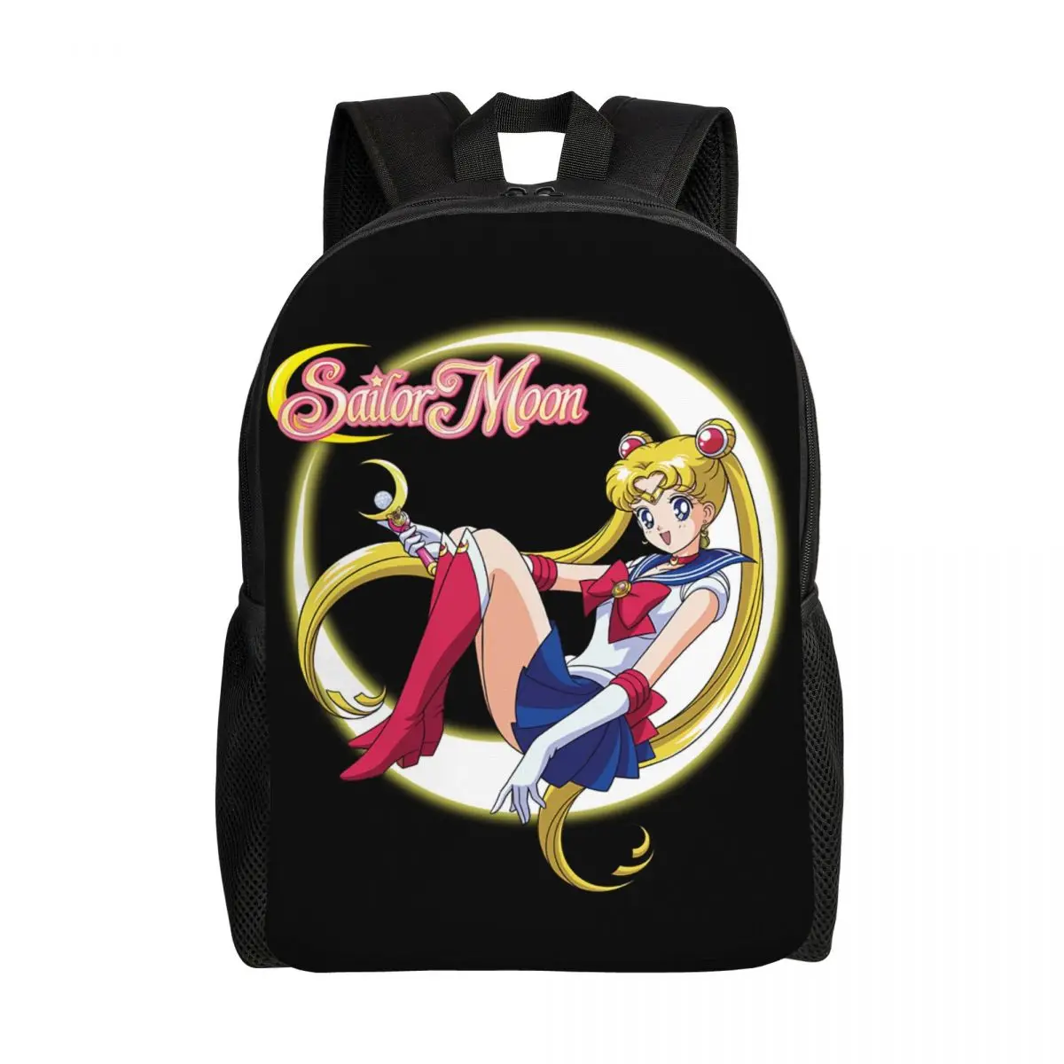 

Рюкзак Sailors Moons для женщин и мужчин, базовая сумка для книг для колледжа, школьные аниме-сумки