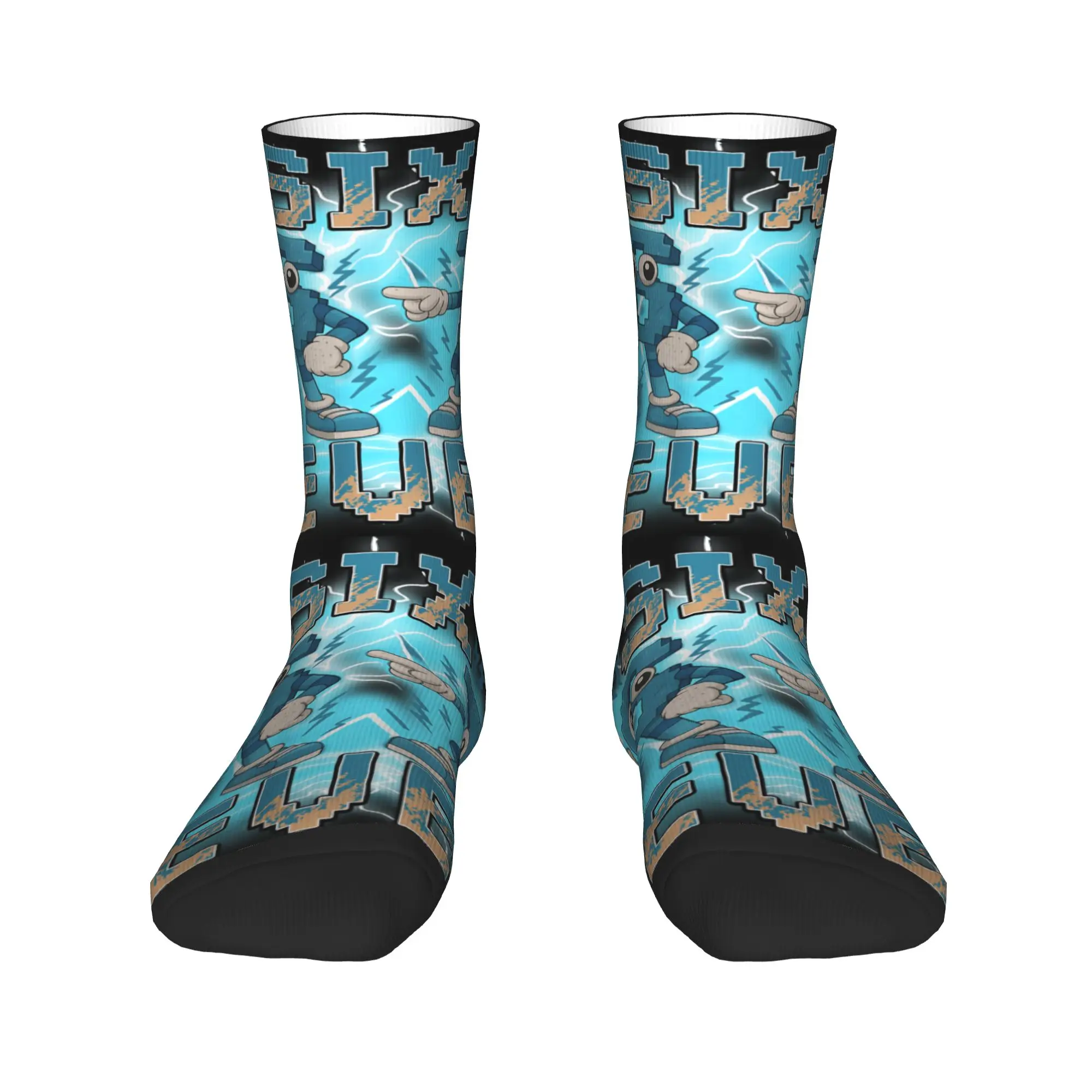 Meme 67 Six Seven 6 7 Italian Brainrot Socks Leisure Stockings Winter Anti Skid Men Socks Soft Breathable Graphic Running Socks