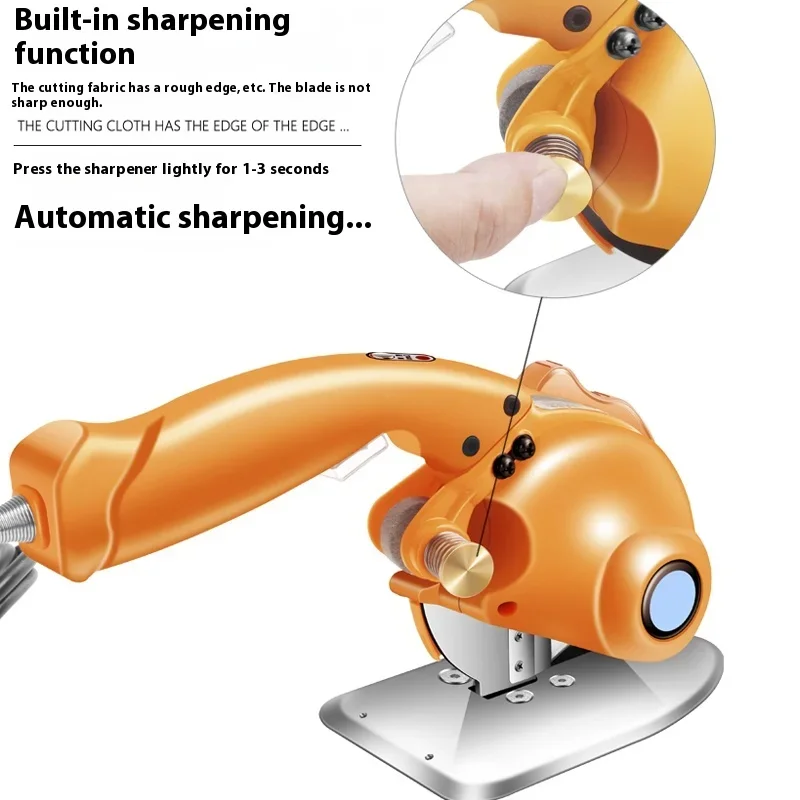 Industrielle Elektrische Schere Handheld Runde Klinge 220V Schneiden Tuch Maschine Stille Servo Direkt Antrieb Elektrische Runde Messer – Detail 3