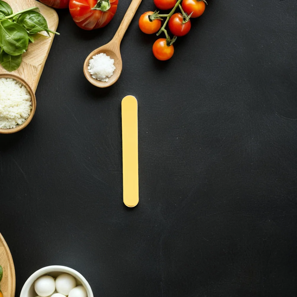 

40Pcs Acrylic DIY Ice Cream Sticks Reusable Transparent Popsicle Cake Pops Lollipop Sticks for Baking DIY Ice Candy Stick