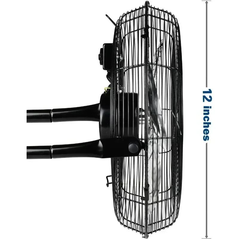 High Speed Heavy Duty Metal Industrial Floor Fan for Home Commercial Residential and Conservatory Use