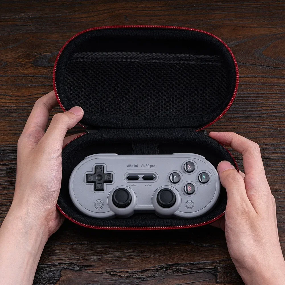 8Bitdo Portable Storage Bag Carry Case Handheld Game Console Hard Cover Protective Box For 8Bitdo SN30 Pro M30 Lite controllers