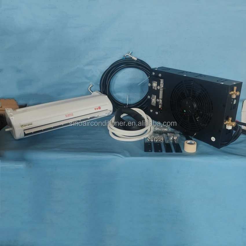 العالمي الكهربائية تيار مستمر 24 فولت التيار المتناوب وقوف السيارات برودة 12 فولت Rv تكييف الهواء 12 فولت مكيف الهواء للتخييم