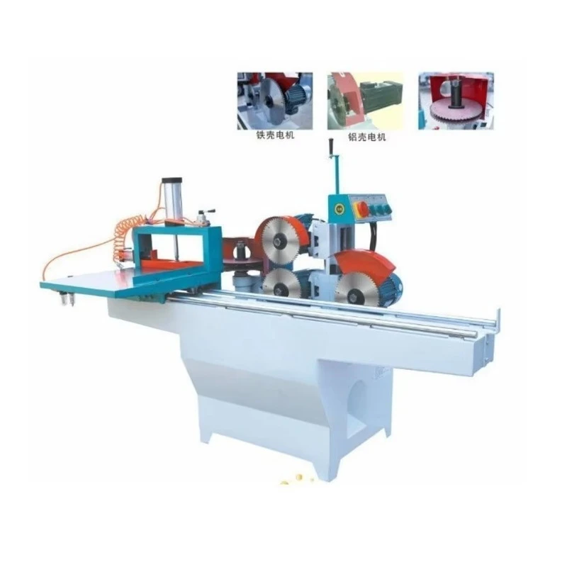ANDUUK Woodworking Tool Circular Guide Pneumatic Five Disc Tenon Machine Double Track Mortise and Tenon Machine