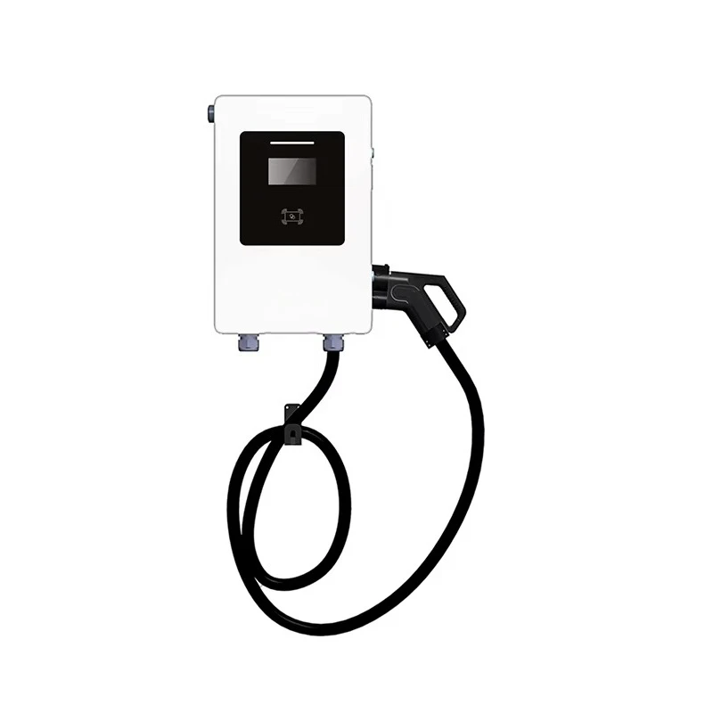Commercial EV Charger 40kw Wall Mounted CCS2 GBT CHAdeMO EV Fast Charging Station for Electric Vehicle EV Bus Fleet