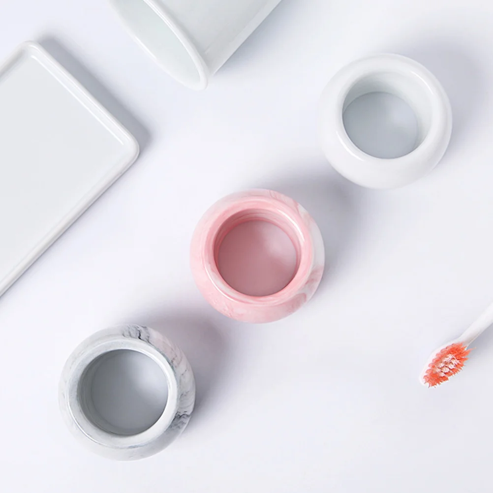 

3 шт., мраморные держатели для электрических зубных щеток, подставка для хранения, органайзер для дома, путешествий, кемпинга, держатель для электрических зубных щеток