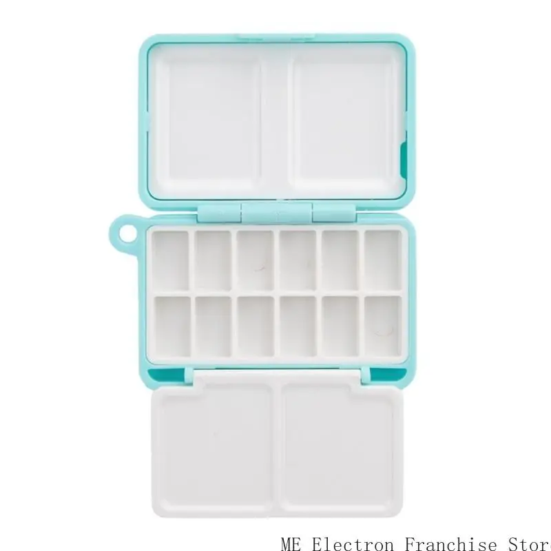 

Watercolor Box with Lid Watercolor Pans for Travel Painting Empty Watercolor Tins Box with Pans Watercolor Paint Palette