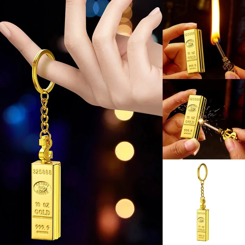 10000 Times Reusable Lighter with Keychain Waterproof Kerosene Lighter Essential Tools for Outdoor Survival Smoke Accesoires