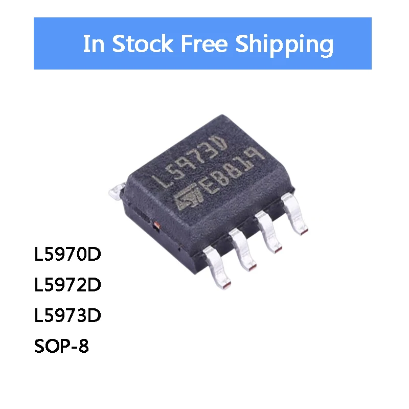 5Pcs L5973D L5970D013TR L5970D L5972D L5973D013TR L5972D013TR SOP-8 IC Chip In Stock Wholesale