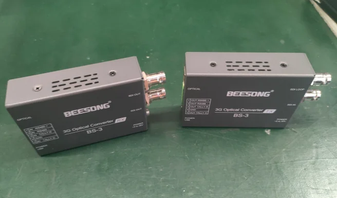 3G SDI Video in Add  Loop Out ,tally ,reverse RS485 the DC Power ,type c Power 10KM  LC  Fiber Optic Converter Extender Receiver