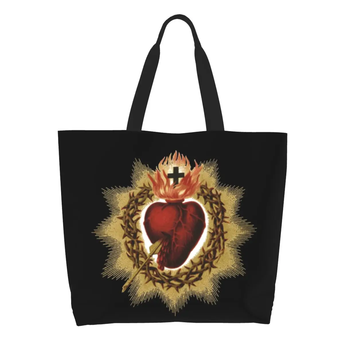 personalizado-sagrado-coracao-de-jesus-catolico-lona-sacola-de-compras-portatil-grande-capacidade-mantimentos-fe-crista-tote-shopper-sacos
