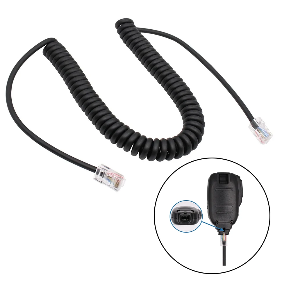 كابل الميكروفون للميكروفونات المحمولة ID-800H ID-880H IC-F111 IC-F211 IC-2710H IC-2720H IC-2820H IC-2725E IC-208H IC-E208 #3