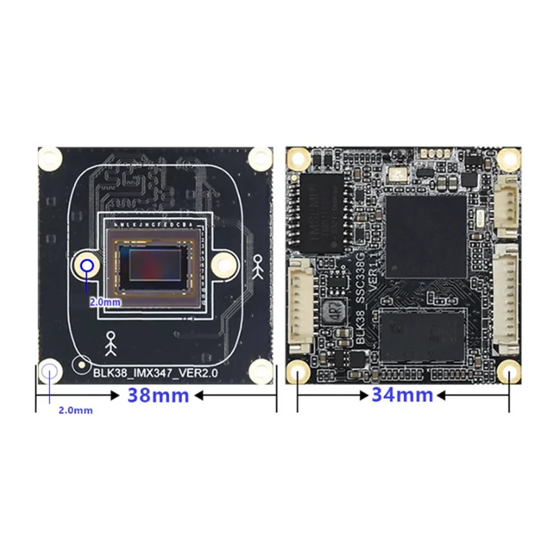 B29C-Security Sensor โมดูล 1/1.7 "4MP SSC338G IMD347A(FS) super Starlight CMOS ชิปสําหรับระบบกล้อง