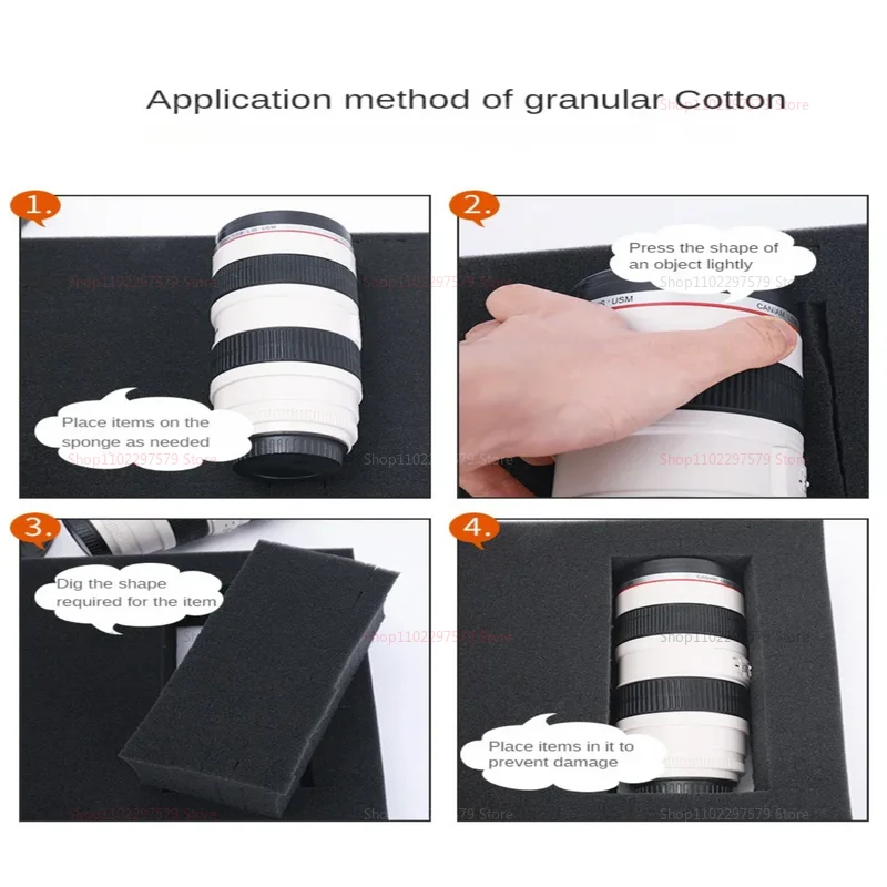 الألومنيوم صندوق أدوات محمول حقيبة للتخزين مع بطانة الإسفنج تأثير مقاومة يده صندوق الأدوات 30x17x8 سنتيمتر لورشة المرآب #2