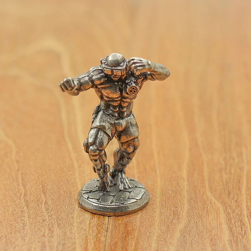 Metal Cyberstyle Mafia Soldier Model Action Figures Desktop Car Interior Miniature Ornament Akcesoria Gra planszowa Prezenty