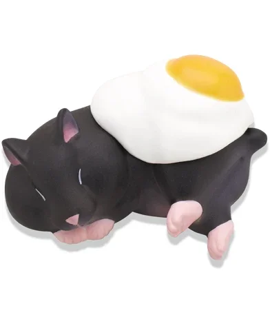 KITAN CLUB Original Gashapon Capsule Toys Figure Kawaii Poached Hamster Eggs Cute Miniature Animal Figurine Anime Desktop Decor